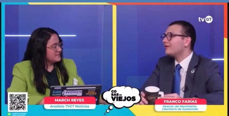 Fotografía de Entrevista en televisión abierta sobre el Anarcocapitalismo. (25-02)