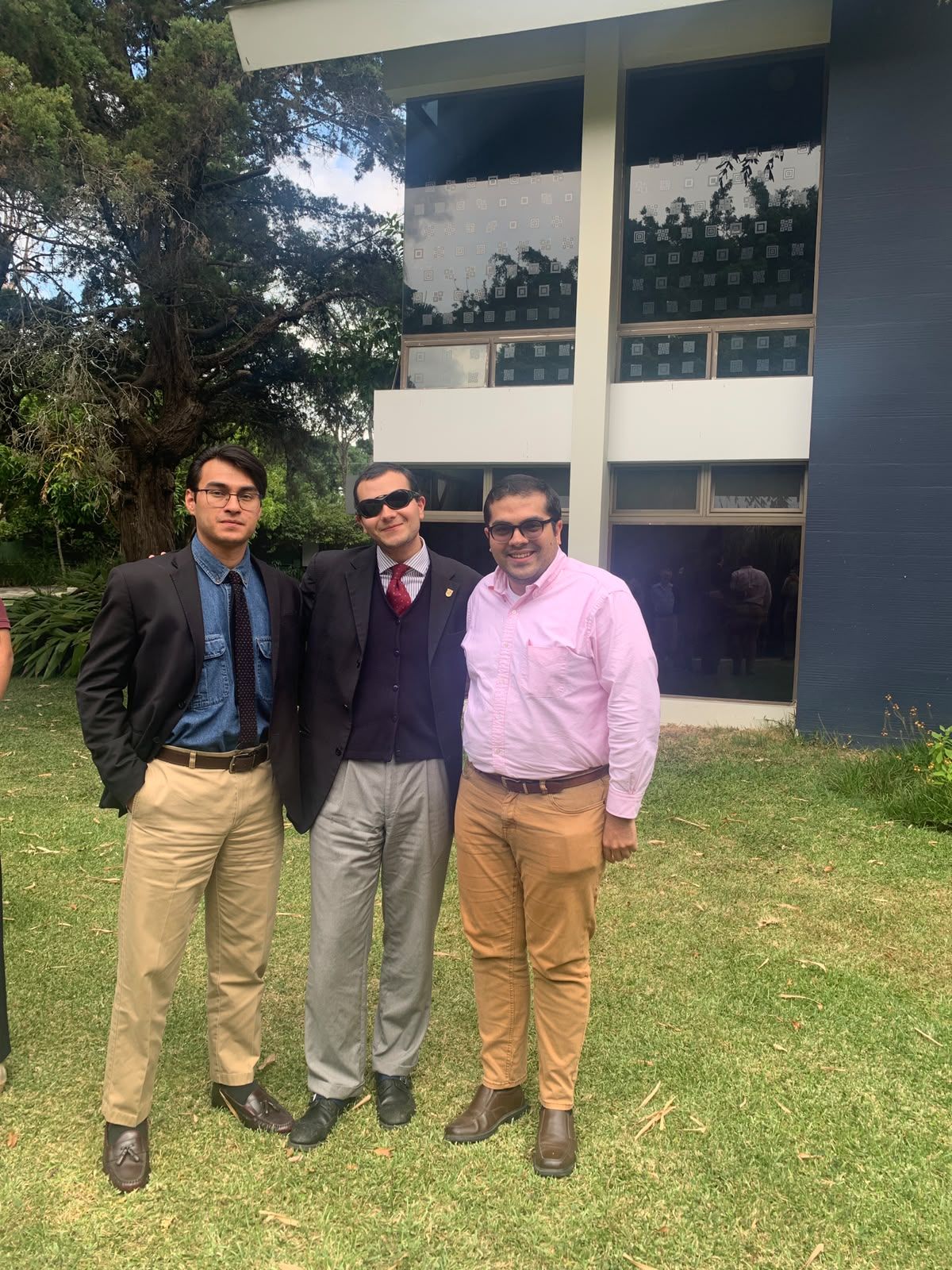 Franco Farías con participantes del seminario dedicado a Robert Nozick