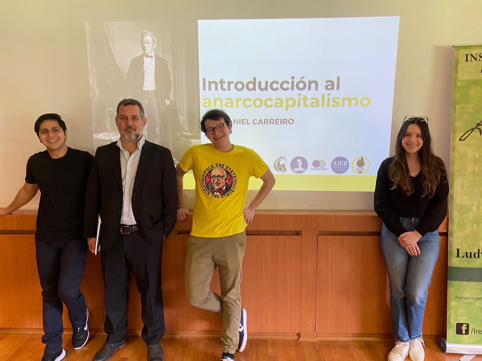 Directiva y participantes del Tercer Congreso Libertario